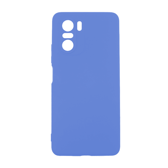 Silicone Case Soft Back Cover for Xiaomi POCO F3  - Color: Light Blue