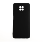 Silicone Case Soft Back Cover for Xiaomi Redmi Note 9T - Color: Black