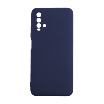 Silicone Case Soft Back Cover for Xiaomi Redmi 9T  - Color: Dark Blue
