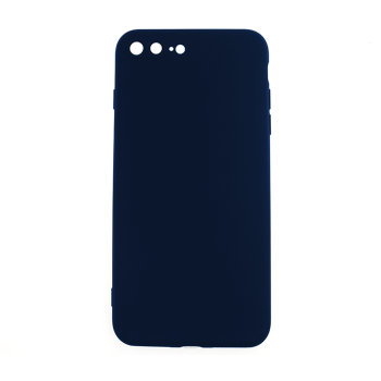 Silicone Case Soft Back Cover for iPhone 7 Plus - Color: Dark Blue