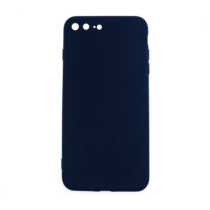 Silicone Case Soft Back Cover for iPhone 7 Plus - Color: Dark Blue