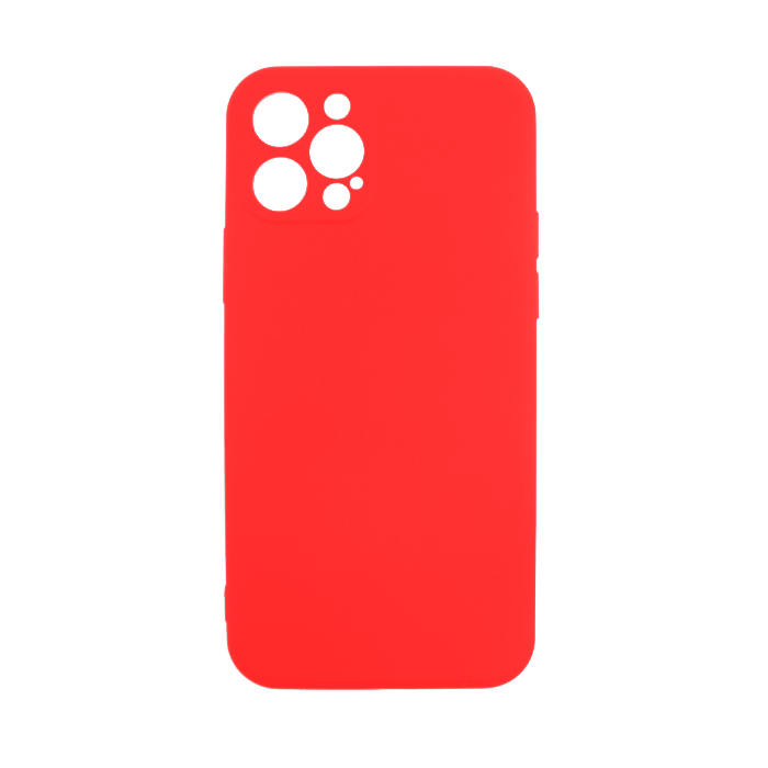 Silicone Case Soft Back Cover for iPhone 13 Pro - Color: Red