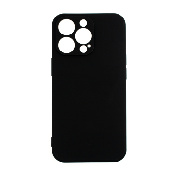Silicone Case Soft Back Cover for iPhone 12 PRO - Color: Black