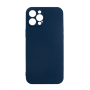 Silicone Case Soft Back Cover for iPhone 12 PRO MAX - Color: Dark Blue