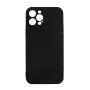 Silicone Case Soft Back Cover for iPhone 12 PRO MAX - Color: Black