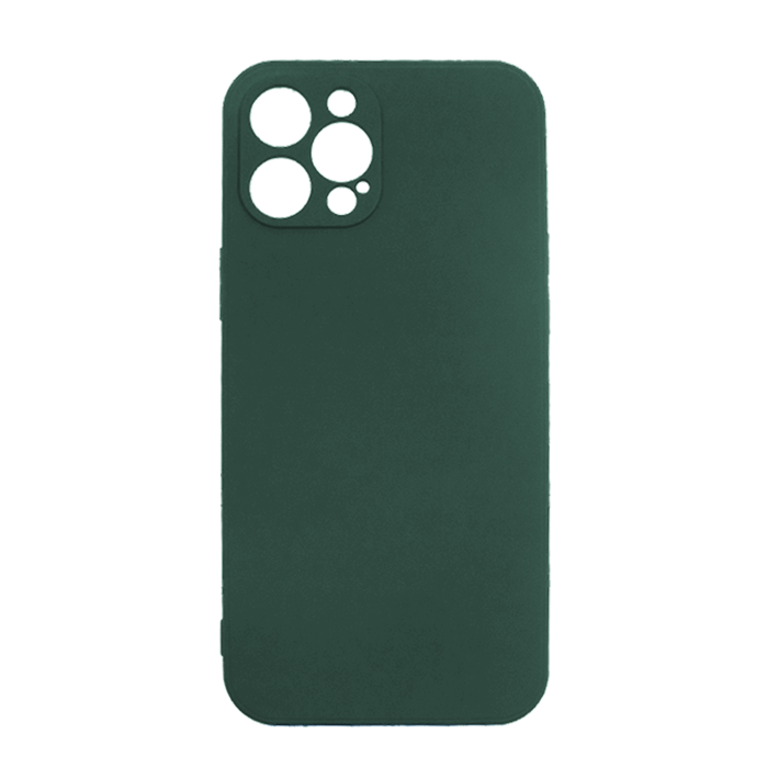 Silicone Case Soft Back Cover for iPhone 12 PRO MAX - Color: Green