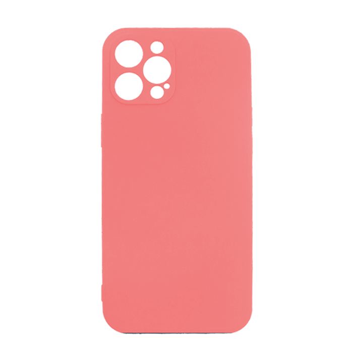 Silicone Case Soft Back Cover for iPhone 12 PRO MAX - Color: Red