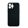 Silicone Case Soft Back Cover for iPhone 13 Pro Max - Color: Black