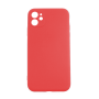 Silicone Case Soft Back Cover for iPhone 11  - Color: Red