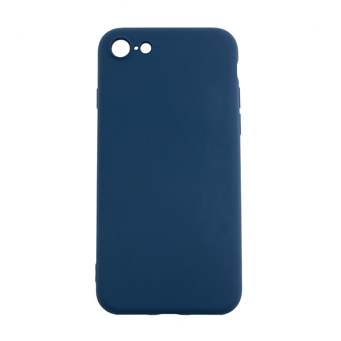 Silcone Case for Soft Back Cover for iPhone 7 - Color: Dark Blue