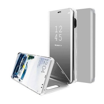 Case Clear View Stand for Samsung G770 Galaxy S10 Lite - Color: Silver