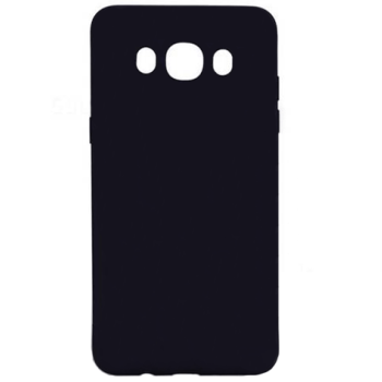 Silicone Case Soft Back Cover for Samsung J710 Galaxy J7 2016 - Χρώμα: Μαύρο