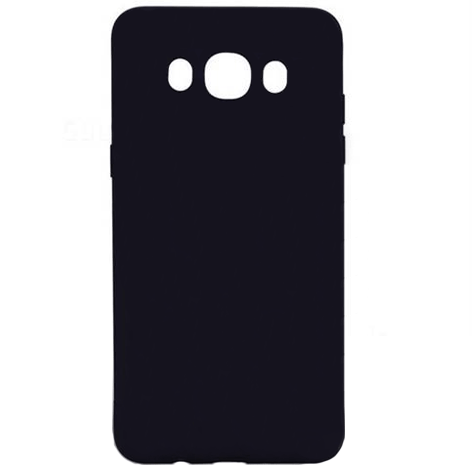 Silicone Case Soft Back Cover for Samsung J710 Galaxy J7 2016 - Χρώμα: Μαύρο