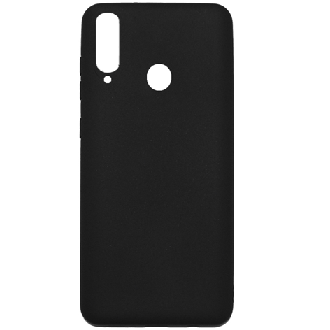 Silicone Case Soft Back Cover for Huawei Y6 P - Color: Black