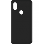 Silicone Case Soft Back Cover for για Xiaomi Mi 8 - Color: Black