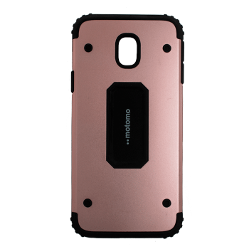 Motomo Shockproof Metal Case for Samsung J330F Galaxy J3 2017 - Color: Rose Gold