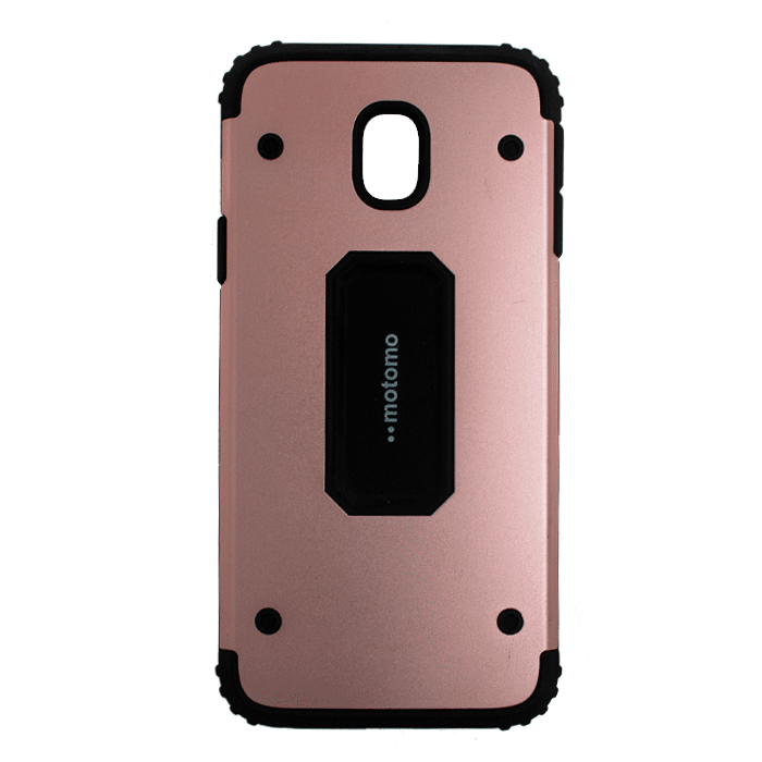 Motomo Shockproof Metal Case for Samsung J330F Galaxy J3 2017 - Color: Rose Gold