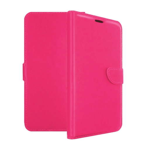 Stand Leather Wallet with Clip For Xiaomi Redmi Note 3 - Color : Pink