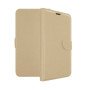 Stand Leather Wallet with Clip For LG K10 2017 - Color : Gold