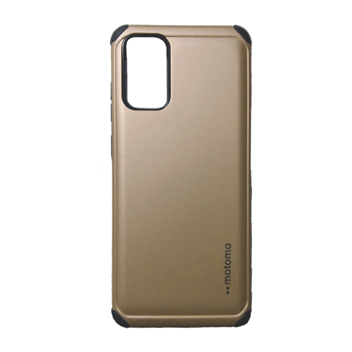 Back Cover Motomo Tough Armor Case for Samsung A415F Galaxy A41 - Color: Gold