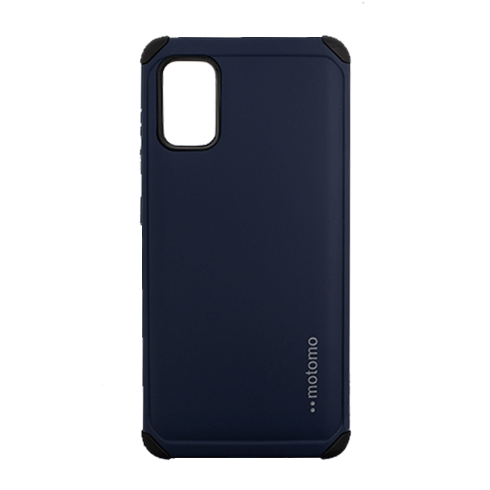 Back Cover Motomo Tough Armor Case for Samsung A415F Galaxy A41 - Color: Dark Blue