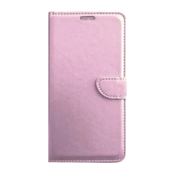 Leather Book Case with Clip for Realme C21Y/ C25Y - Color: Roz