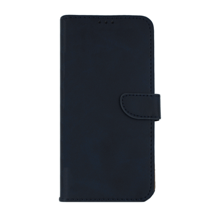 Stand Leather Wallet with Clip For LG K8 - Color : Blue