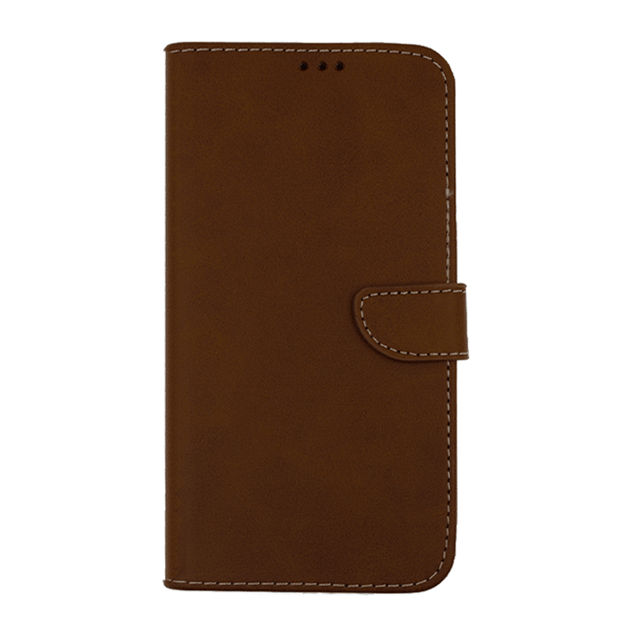 Stand Leather Wallet with Clip For LG V10 - Color : Brown