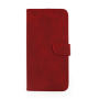 Leather Book Case with Clip For Samsung A405F Galaxy A40 - Color : Red