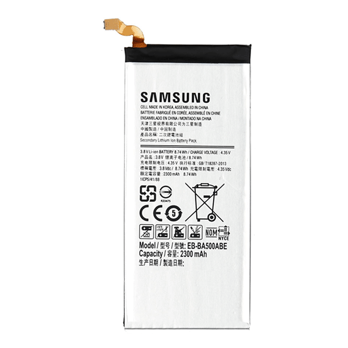 Battery Samsung EB-BA500ABE for A500F Galaxy A5 2015 - 2300mAh