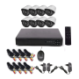 Κάμερα εξωτερικού χώρου Full HD 8CH 1080P Kit Ahd DVR Model 6145AHD-8