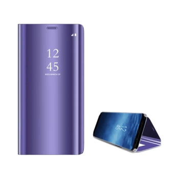 Θήκη Clear View Stand για Samsung A205F Galaxy A20/A305F Galaxy A30 - Χρώμα: Μωβ