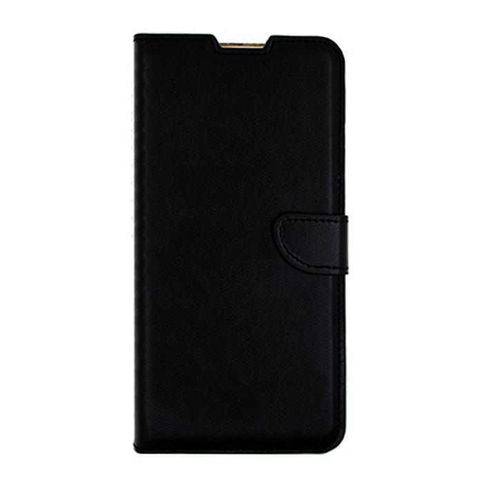 Leather Book Case with Clip for Samsung G990B Galaxy S22 Ultra- Color: Black