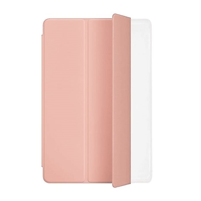 Θήκη Slim Smart Tri-Fold Cover για Samsung Galaxy Tab A7 Lite T220 - Χρώμα: Χρυσό Ροζ