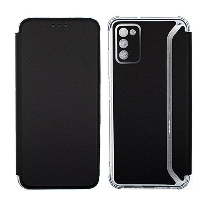 OEM New Elegance Book For Samsung Galaxy A02s - Color : Black