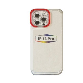 Fashion Candy Color With Colored Frame Camera For Iphone 13 Pro - Color : Red