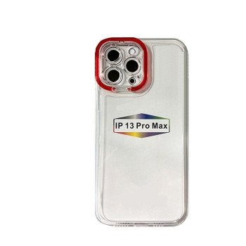 Fashion Candy Color With Colored Frame Camera For Iphone 13 Pro Max - Color : Red