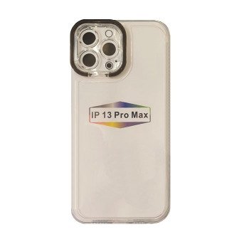 Fashion Candy Color With Colored Frame Camera For Iphone 13 Pro Max - Color : Black