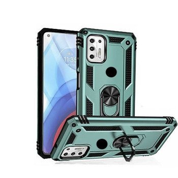 Motomo Tough Armor  With Ring For Apple iPhone 13 Pro Max - Color: Dark Green