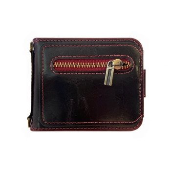 Wallet Case For Samsung Galaxy Z Flip3 5G - Color : Red