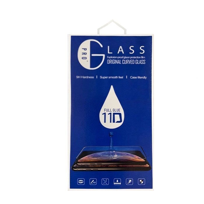 Screen Protector Tempered Glass 11D Full Cover Full Glue 0.3mm for Apple iPhone 14 Plus/14 MAX - Color: Black