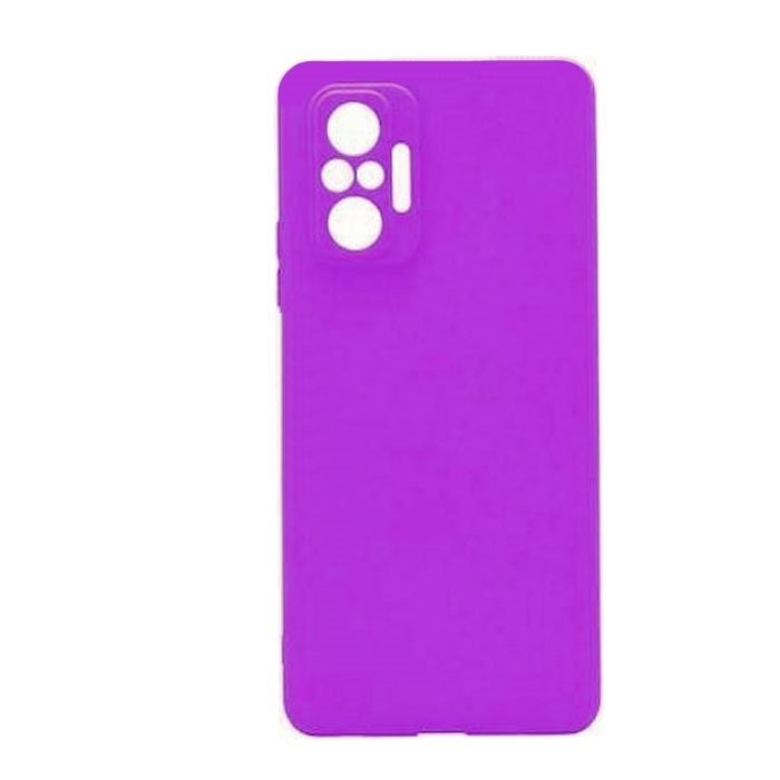 Silicone Case For Xiaomi Redmi Note 10 Pro - Color : Purple