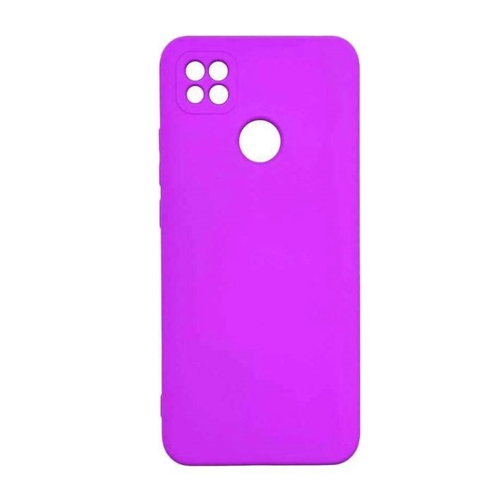 Silicone Case For Xiaomi Redmi 9C - Color : Purple