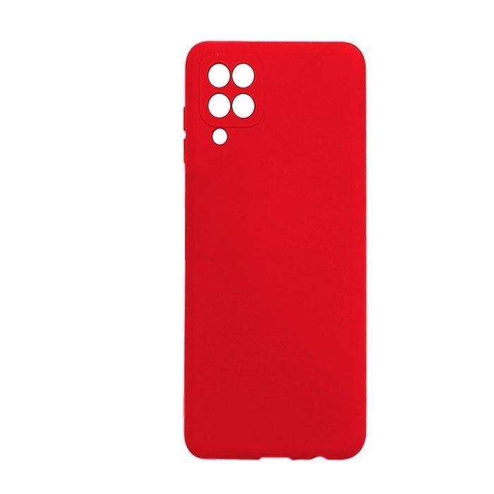 Silicone Case For Samsung Galaxy A12 - Color : Red