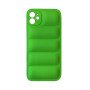 Silicone Back Cover wavy for Apple IPhone 11 - Color: Green