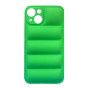 Silicone Back Cover wavy for Apple IPhone 13 - Color: Green