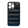 Silicone Back Cover wavy for Apple IPhone 13 Pro Max - Color: Black