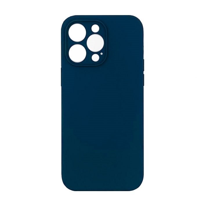Soft Back Cover For Iphone 14 Pro Max - Color: Dark Blue