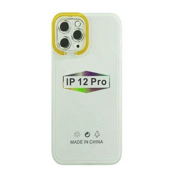 Fashion Candy Color With Colored Frame Camera For Iphone 12 Pro -Color : Yellow
