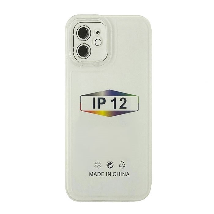 Fashion Candy Color With Colored Frame Camera For  Iphone 12 - Color : White